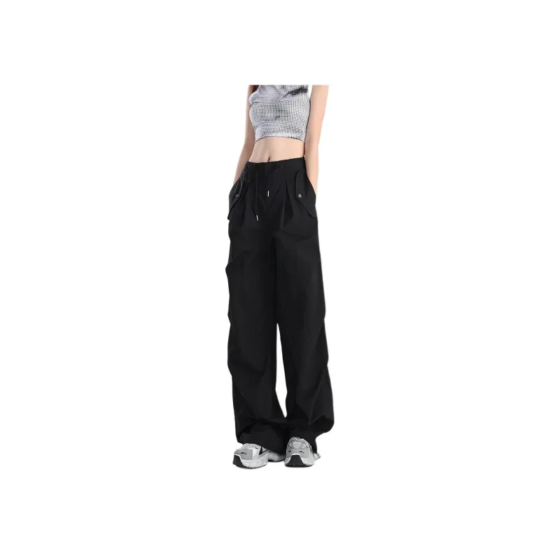 Kazakhstan Cargo Pants Women's Black-0