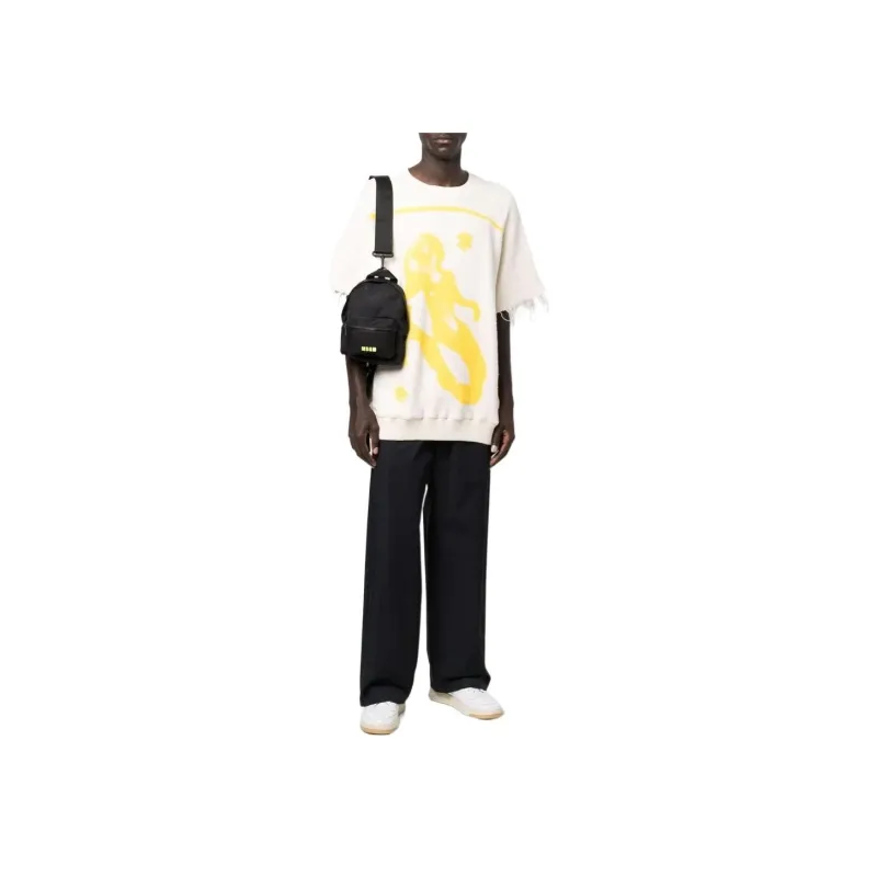 MSGM Sweatshirts Men White-1