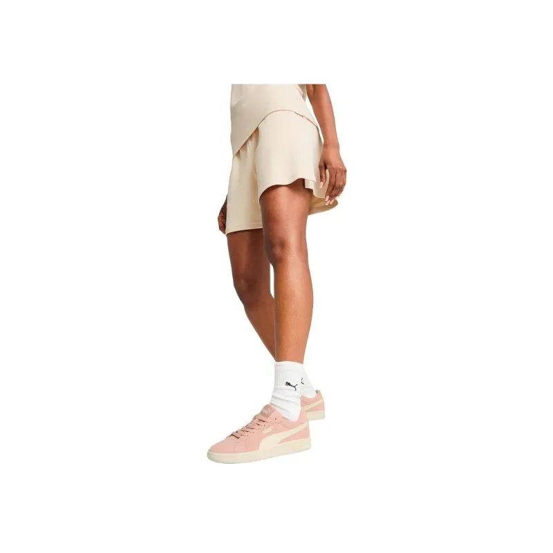 PUMA Shorts Mujer Her De Cintura Alta De 5'-4