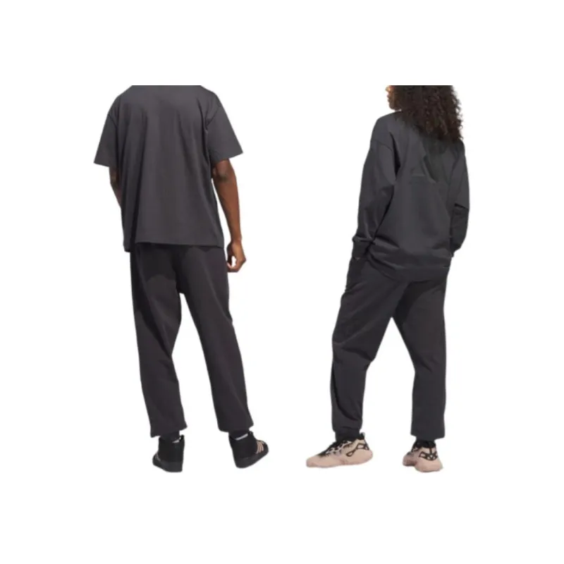 Adidas Sports Pants Unisex Carbon Gray-4