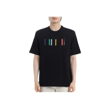 Paul Smith Artist stripe Detailed T shirt