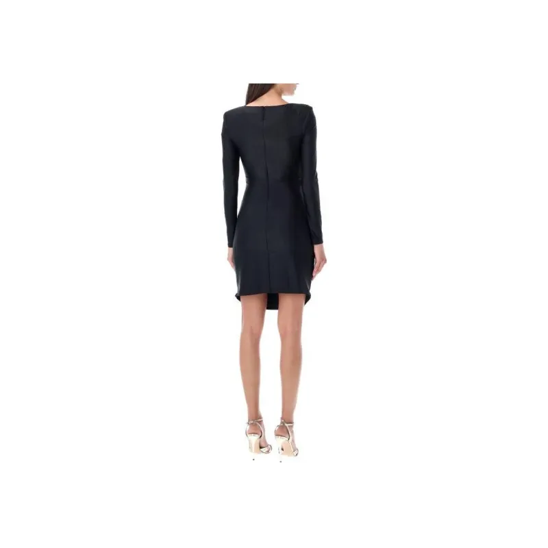 Self portrait Ruched Cut out Minidress-4