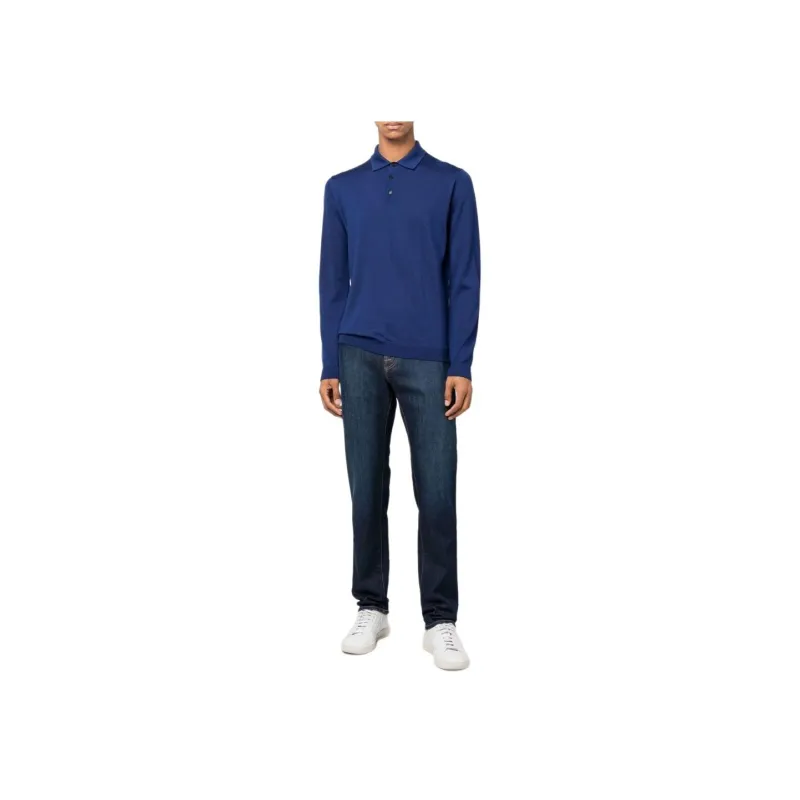ROBERTO COLLINA Long sleeve Polo Shirt-2