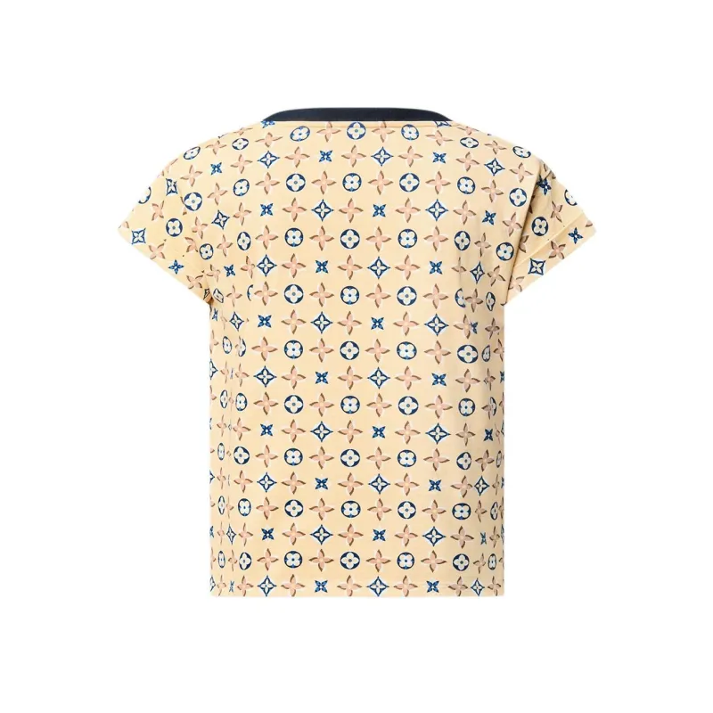 LOUIS VUITTON Monogram Kaleidoscope Brooch T Shirt-1
