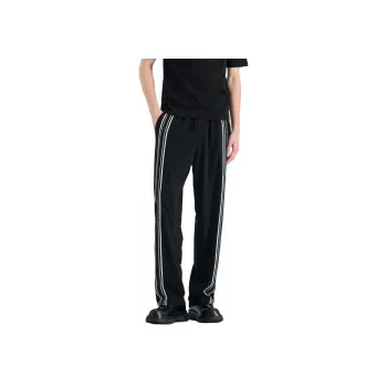 WILD LEADER Casual Pants Men Stripes Black[W5138K19SH]