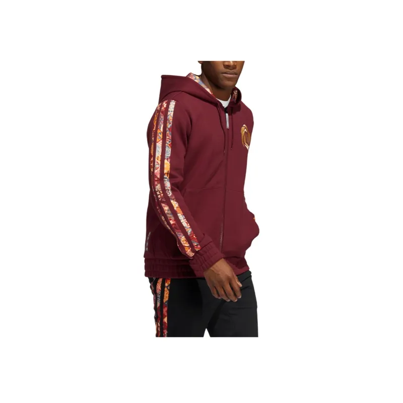 Adidas Jackets Men Brown Red-3