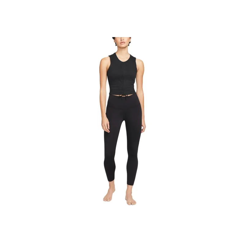 Nike YOGA DRI-FIT Sport Vests Women's Black/Iron Gray-0