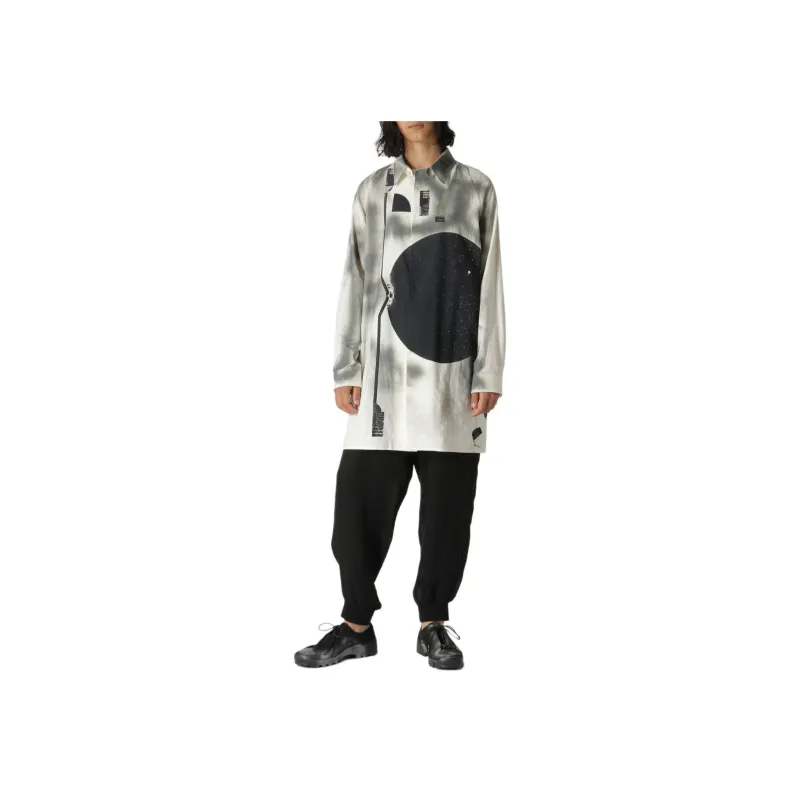 Yohji Yamamoto SS24 Shirt Men's White X Black-2