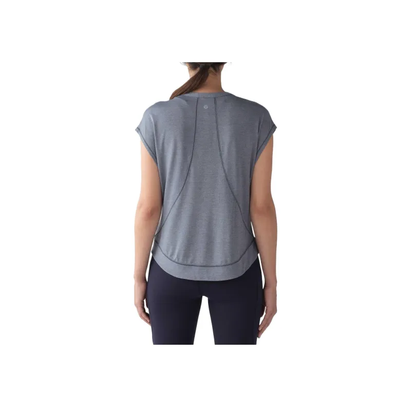 Lululemon Regular T-Shirt Women's Light Gray Blue-0