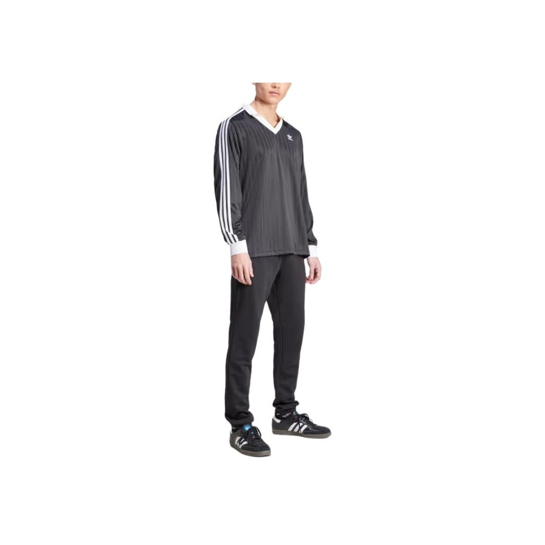 ★送料・関税込★adidas★Pique Long Sleeve★ Adidas Original Adicolor Piqué Football Long Sleeve Tee