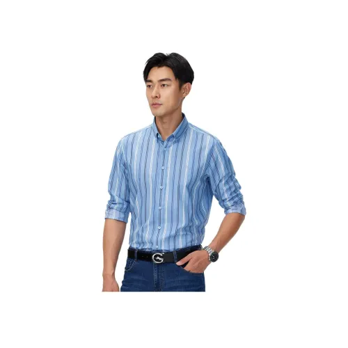 GOOD LUCK GLADIUS 스카이 블루 남성 셔츠
