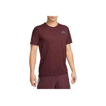 Nike Dry Fit Trail T Shirt Men's Red Brown