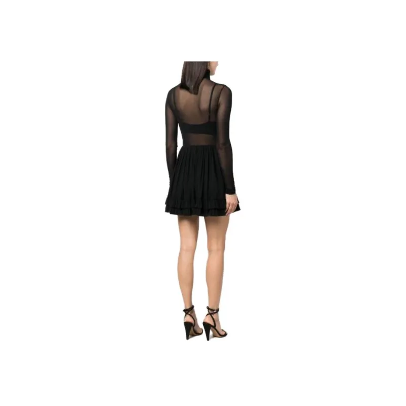 PHILOSOPHY DI LORENZO SERAFINI Long-Sleeved Dresses Women's Black-2