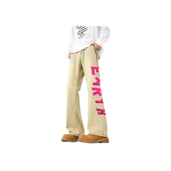 WHELVE Jeans Unisex Yellow