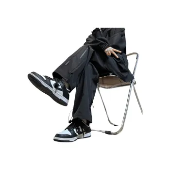 SUNSETMONENT Knitted Sweatpants Unisex Black