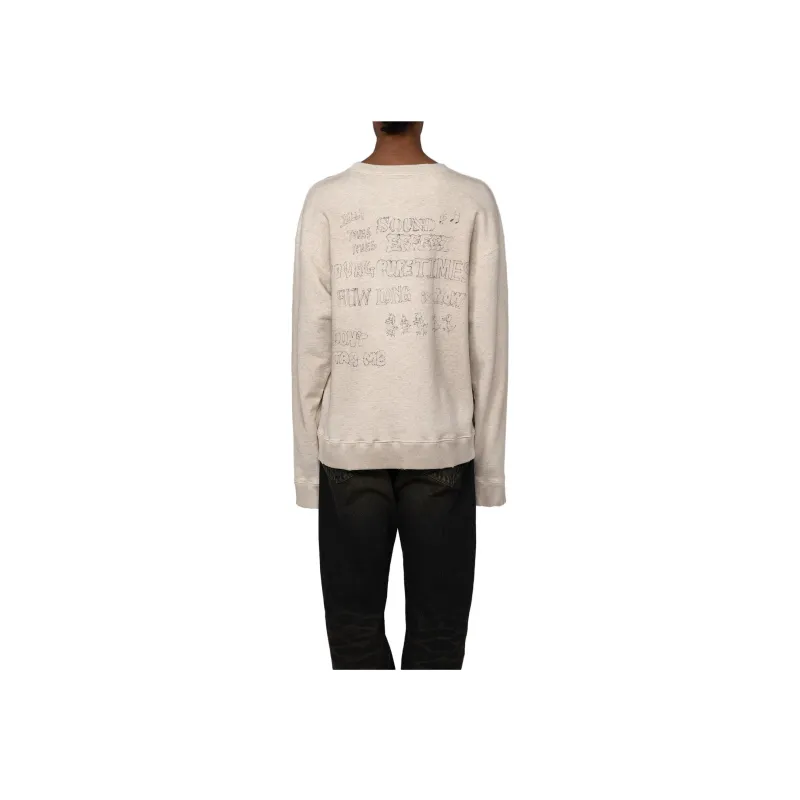 Maison Mihara Yasuhiro Graphic Printed Crewneck Sweatshirt-3