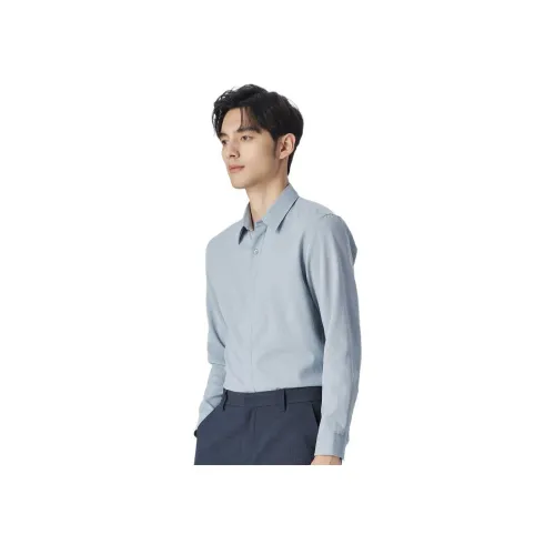 지오지아 블루 남성 셔츠