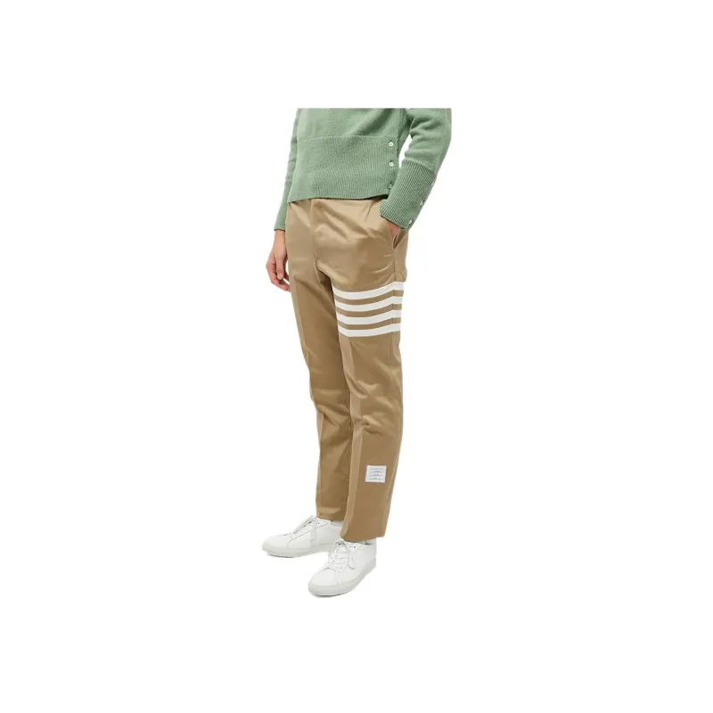 THOM BROWNE 4 Bar Unconstructed Chino Trousers-2