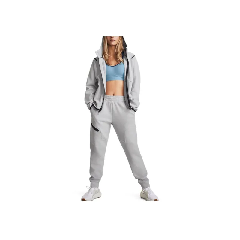 Under Armour Unstoppable Knitted Sweatpants Women's Gray-4