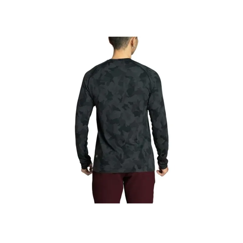Lululemon Metal Vent Tech T Shirts Men Camouflage Black-1
