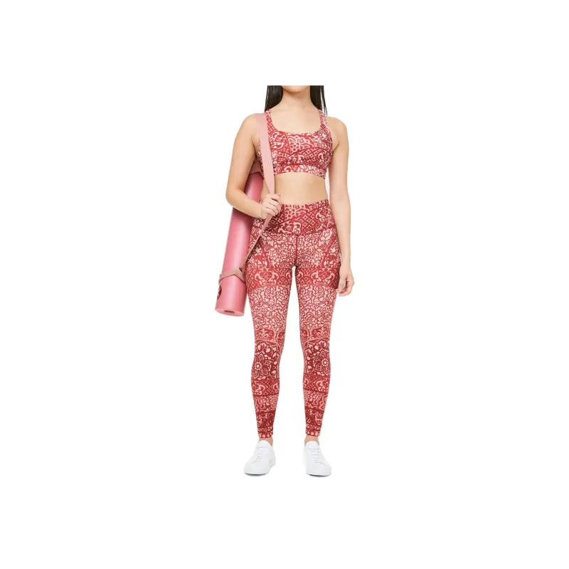 Lululemon Energy Sports Underwear Women's Orange Red Print-2