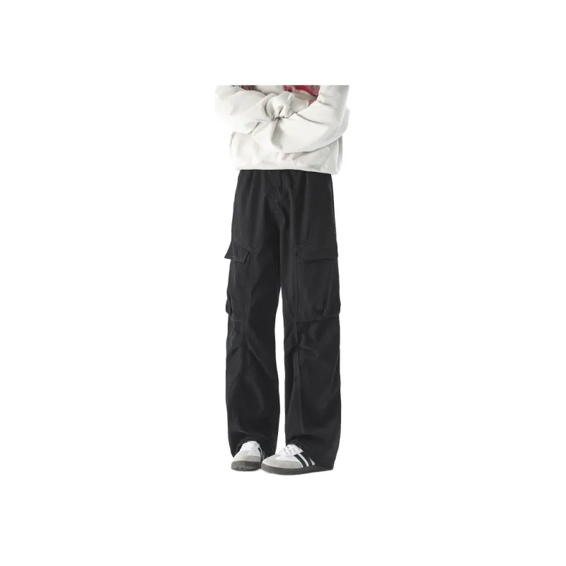 BEAR UNION Casual Pants Unisex Army Green-14