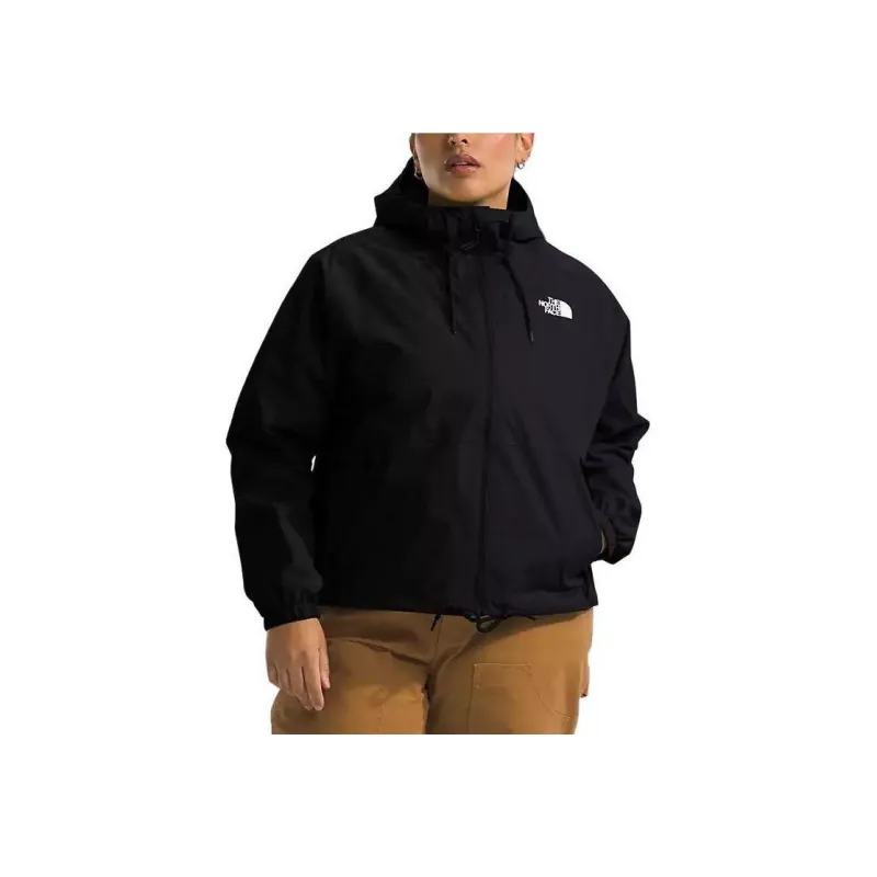 THE NORTH FACE Women's's Plus Antora Rain Hoodie Jackets Coats Women's Black-1