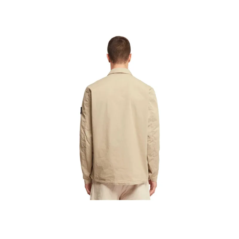 STONE ISLAND Compass badge Zip up Shirt Jacket-4