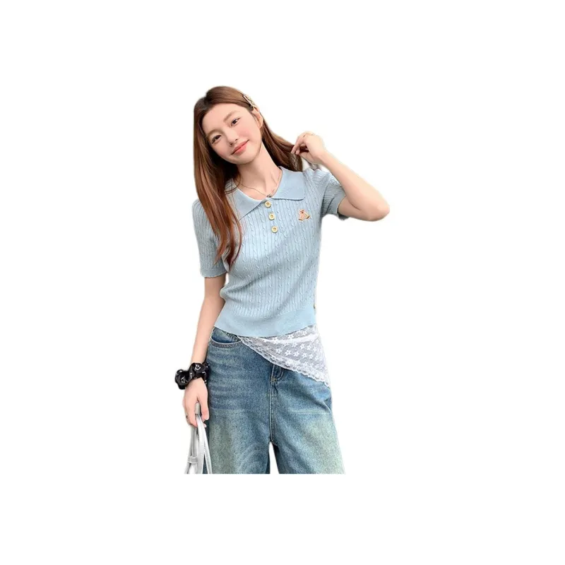 JECCI FIVE Set in Sleeve T Shirt Women's-8