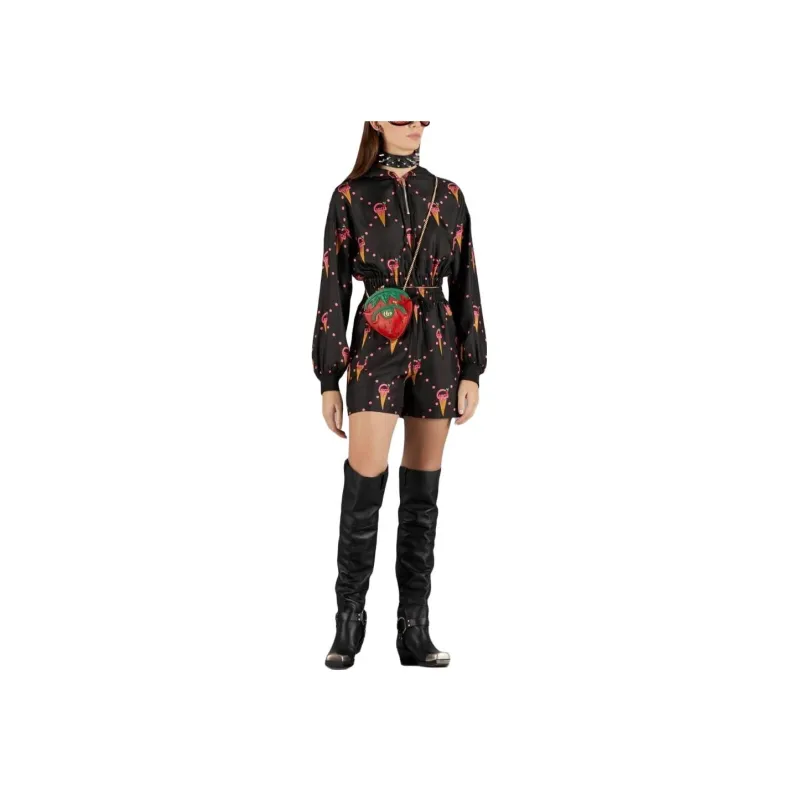 GUCCI Ice Crean Print Shorts Black-1