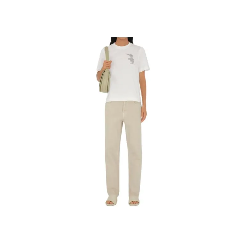 Burberry Equestrian Knight motif T shirt-1