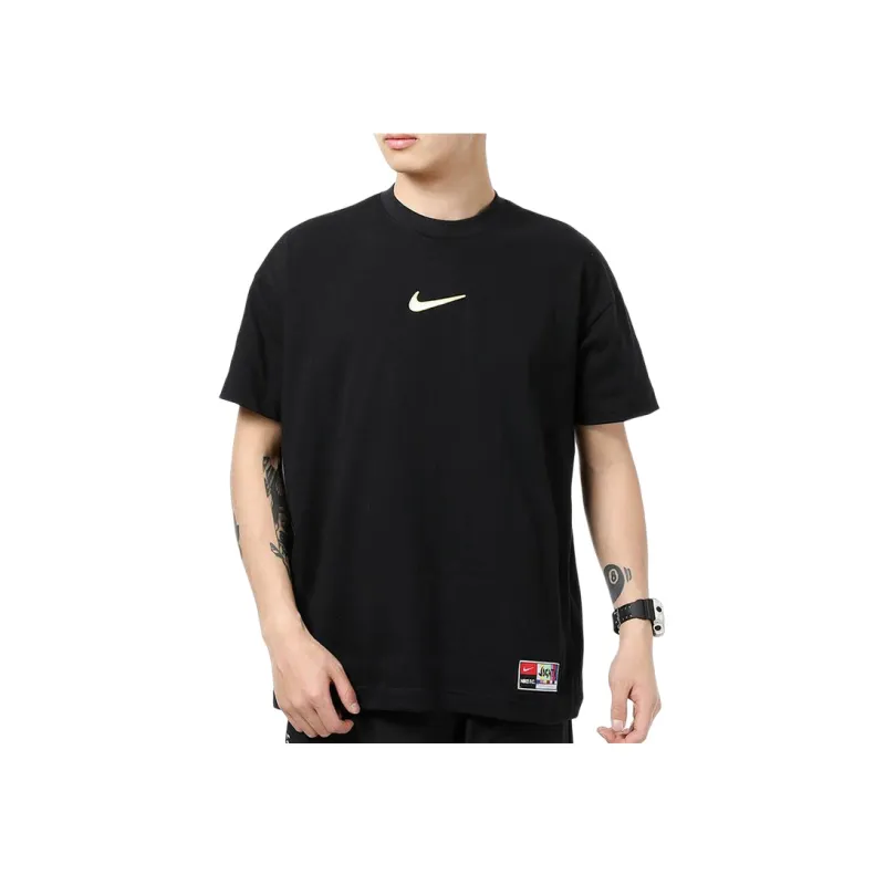 Nike Drop Shoulder Sleeve T-Shirt Men's Black-2
