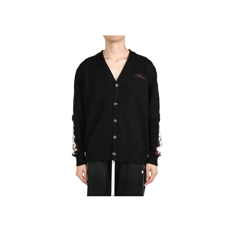 AMIRI Leopard Bones Cardigan-2