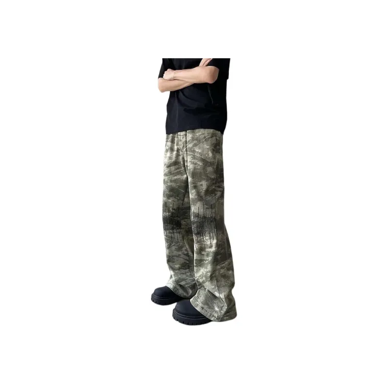 PAINT STAIN Jeans Unisex Camouflage-2