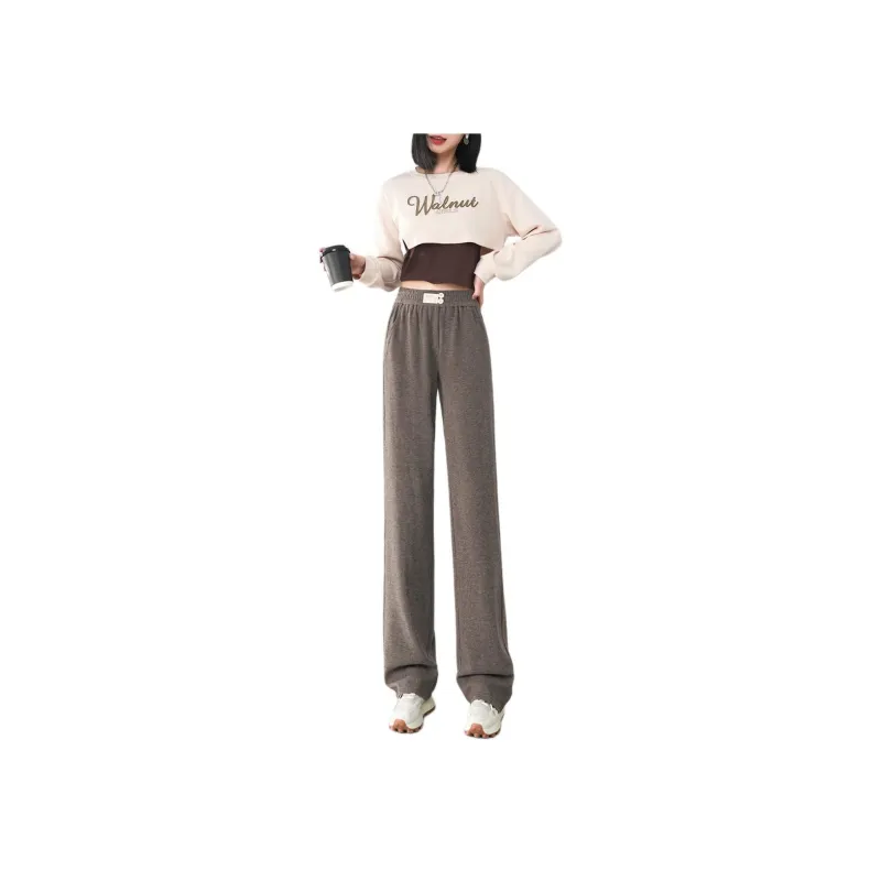 0571 Family Casual Pants Women's Coffee-6