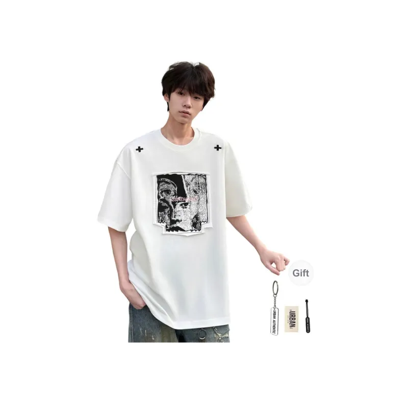 URBAN AUTHENTIC T Shirt Unisex White-0