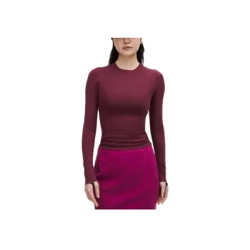 Lululemon Long Sleeve T Shirt Women's Dark Red