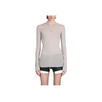 RICK OWENS Long Sleeved Sheer T Shirt