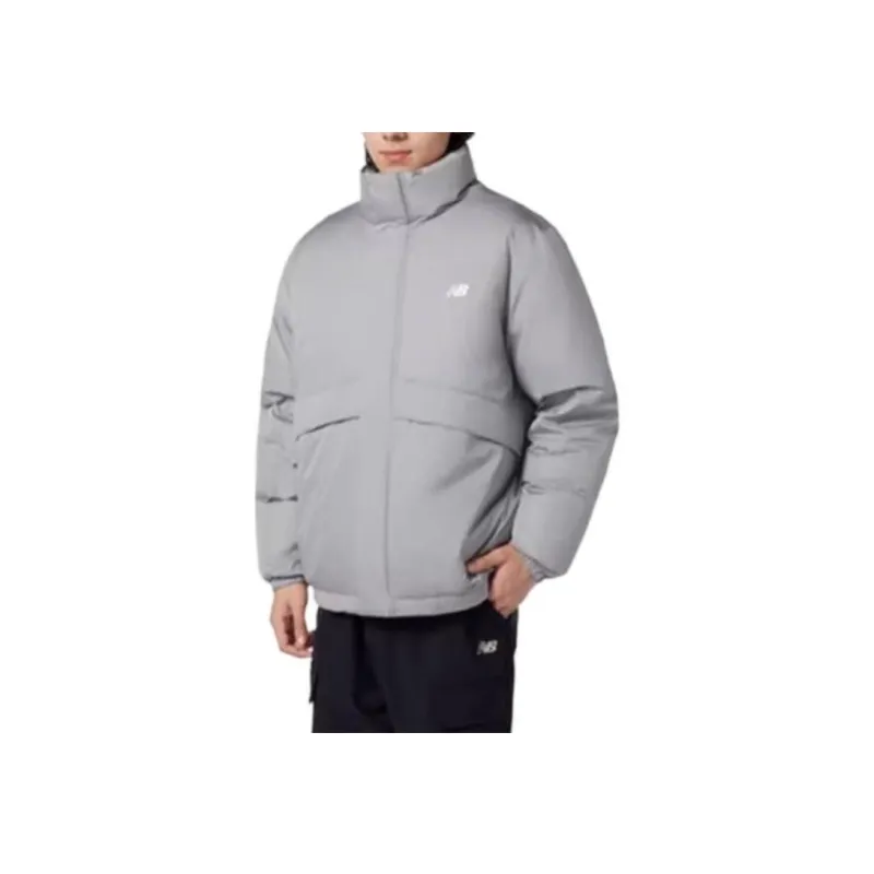 New Balance Down Jacket Men's Gray-2