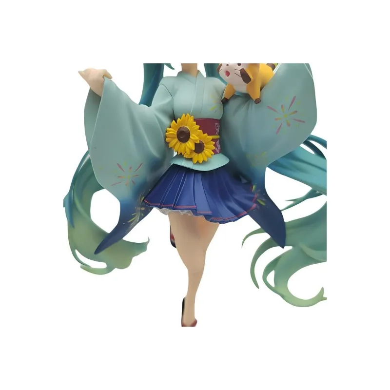 FURYU Hatsune Miku Rascal Raccoon 2020 Summer, Festival Bathrobe Bonus Gifts-3