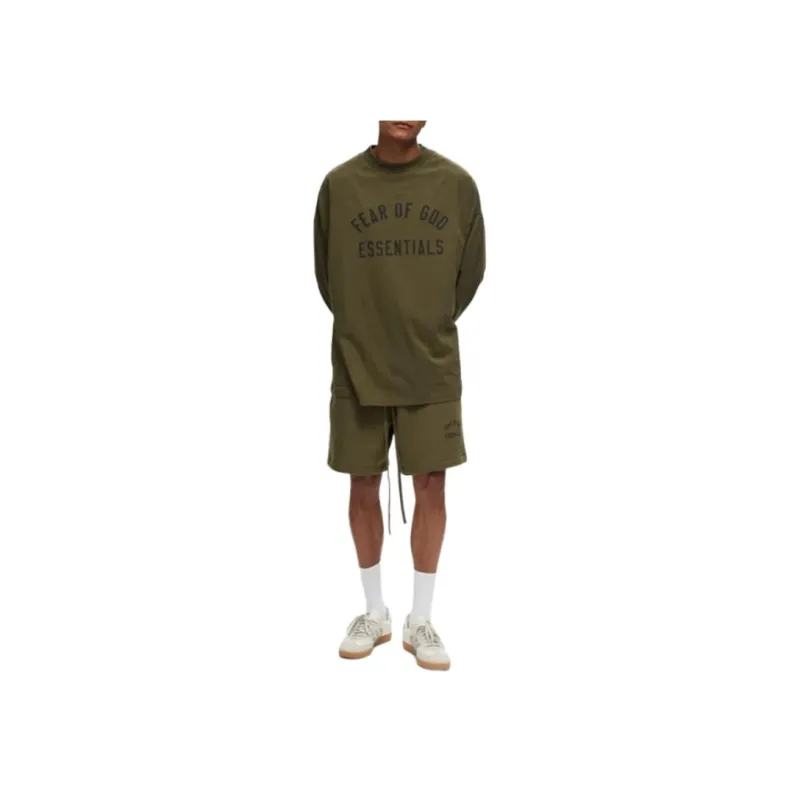 Fear Of God Essentials Logo print Shorts-2