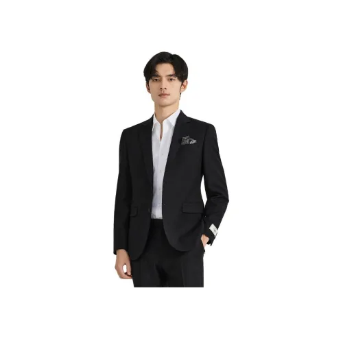 지오지아 블랙 남성 비즈니스 정장
