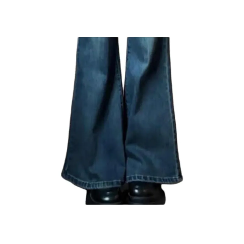 MEIQIER Jeans Women's Dark Blue-2