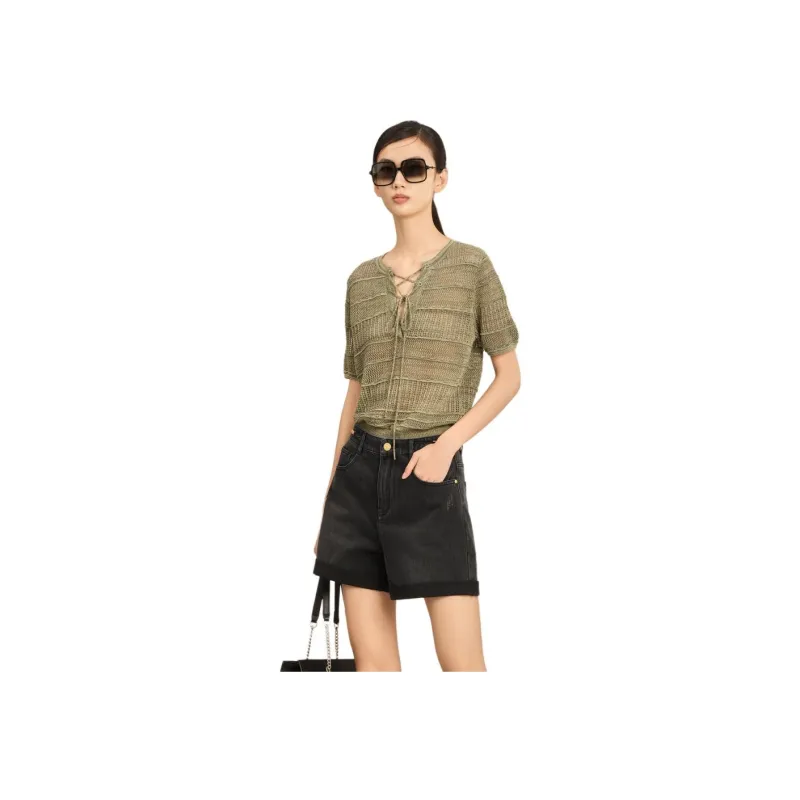 XG Knitwear Women's Gray Green-4