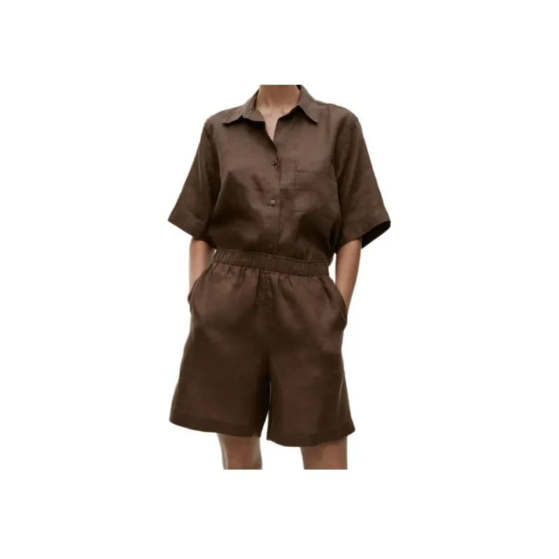 ARKET Casual Shorts Women's Brown-1