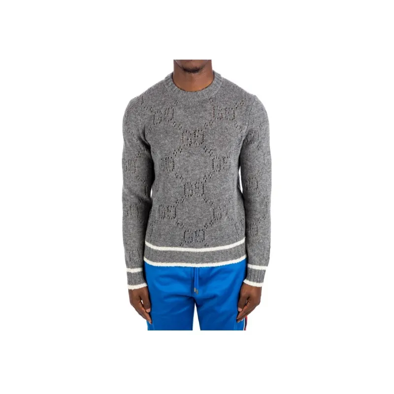 GUCCI Sweaters Men Gray-2