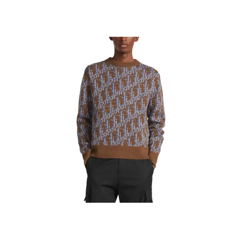 DIOR Monogrammed Intarsia Sweater-13