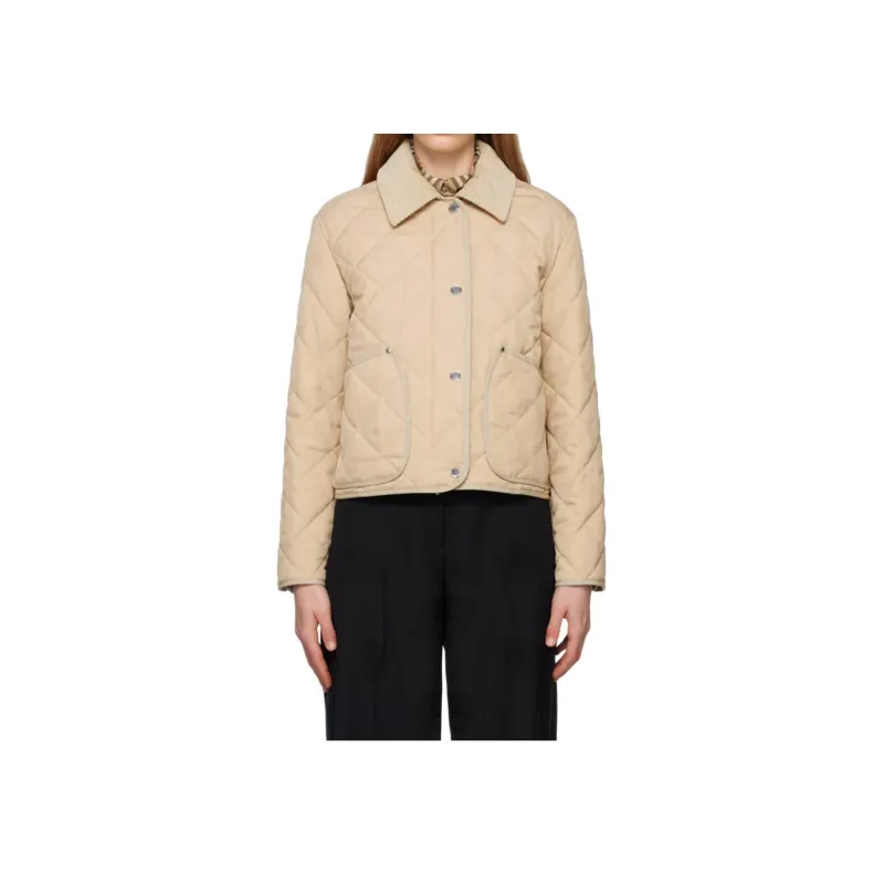 Burberry Quilted Classic collar Jacket-7