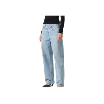AGOLDE Criss Cross Straight Leg Jeans