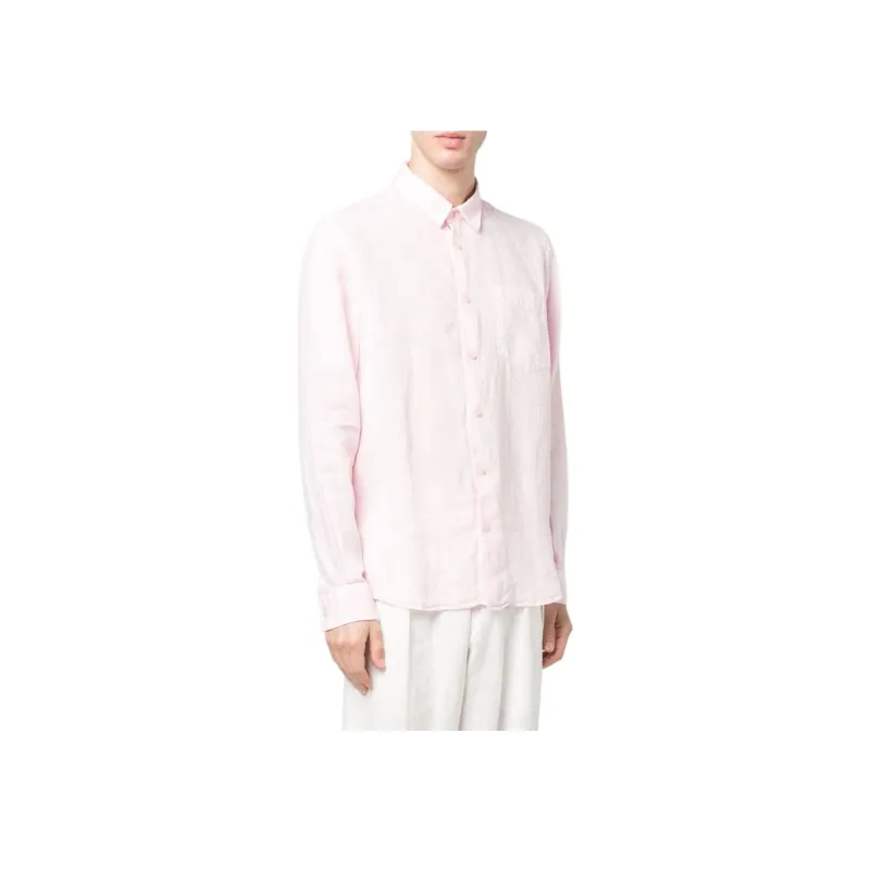 Vilebrequin Caroubis Long sleeved Linen Shirt-2
